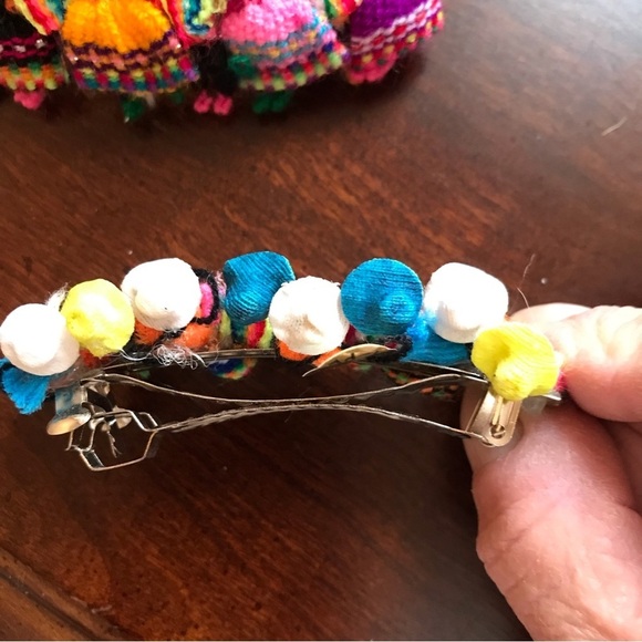 ??Handmade Barrettes from Peru Set/3 main image 8